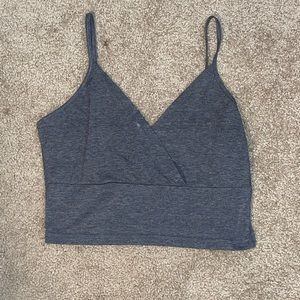 Grey crop top